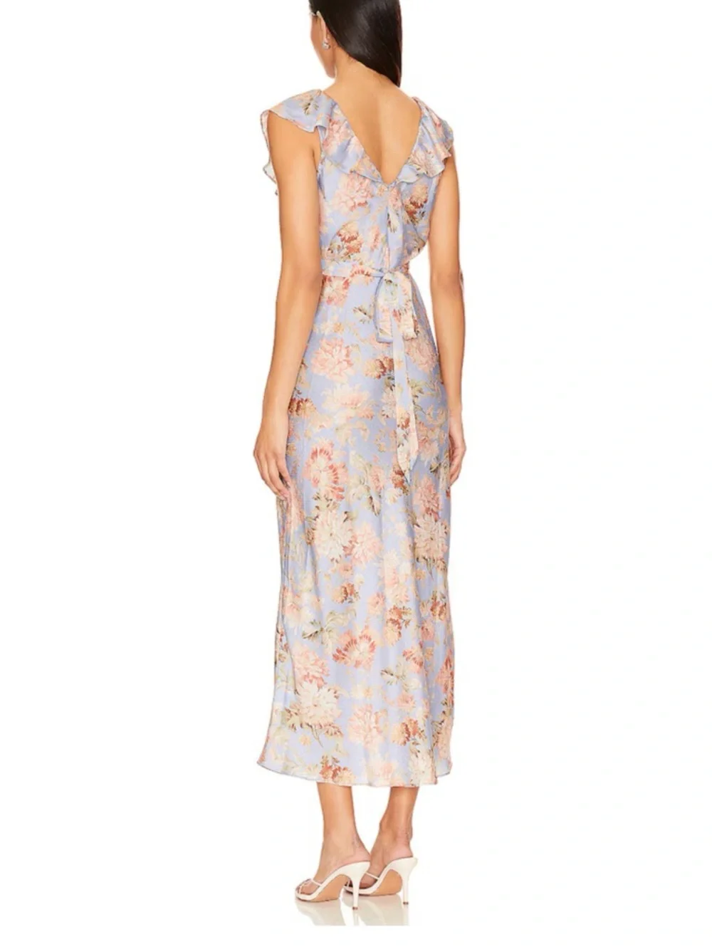 Revolve Jacinta Dress in Sky - Picture 2 of 5